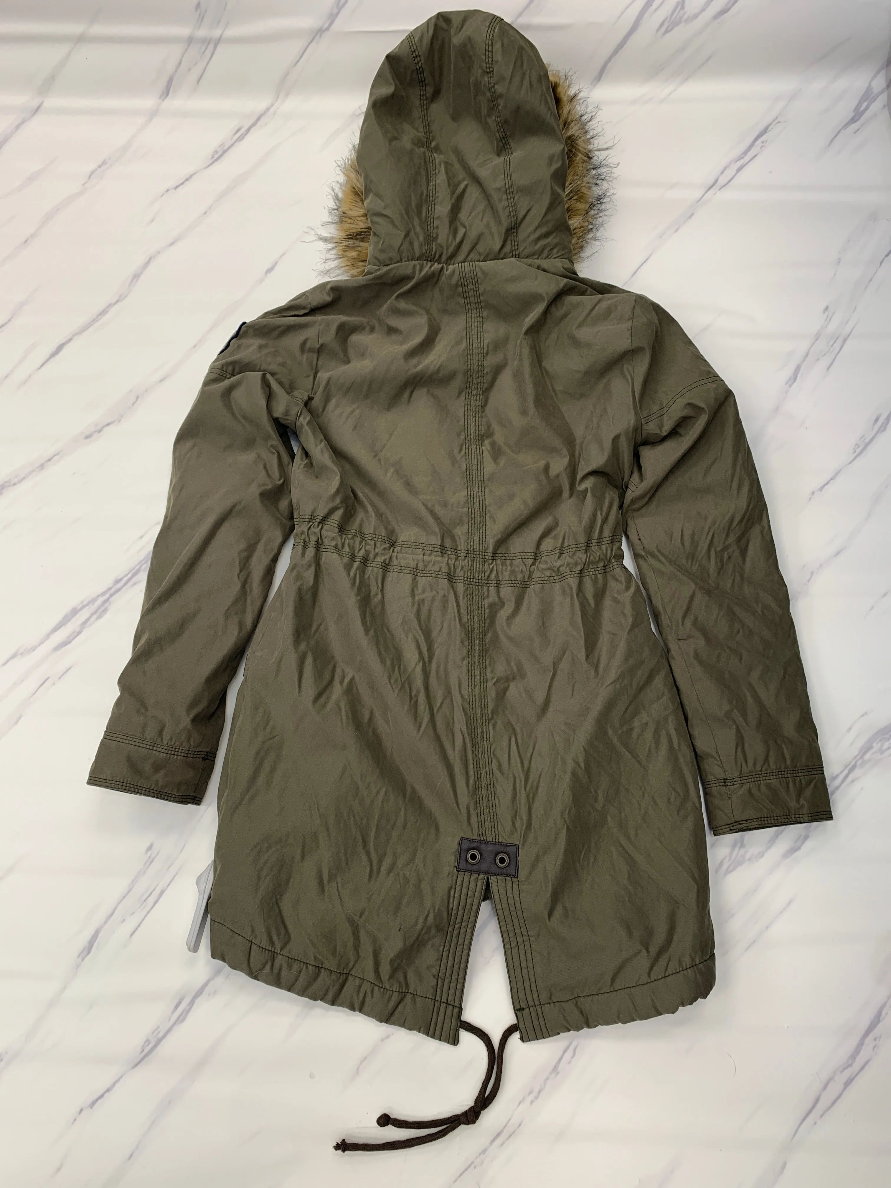 Coat Parka By Abercrombie And Fitch In Green, Size: S