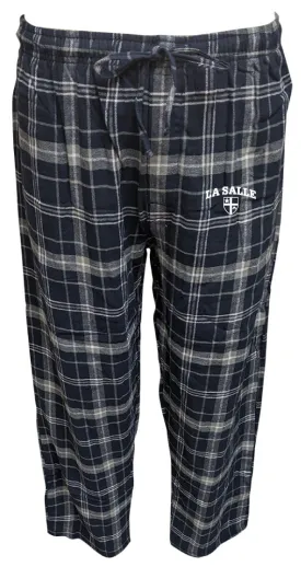 ES Sports Flannel Pajamas Navy/Grey Sheild