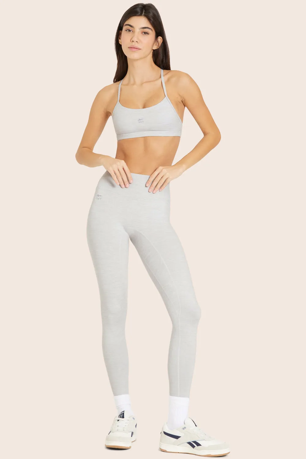 FORMCLOUD® REEBOK X SET CLOUD LEGGINGS - HEATHER GREY