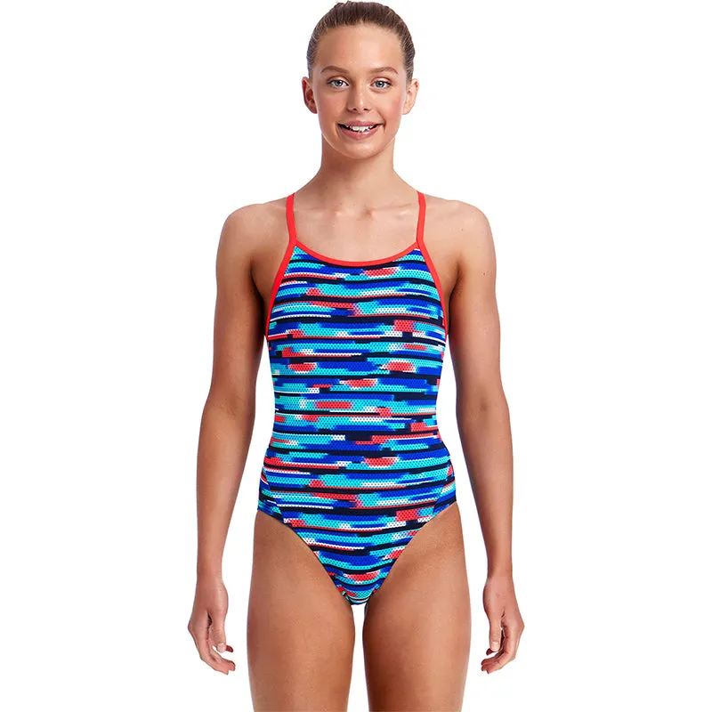 Funkita - Meshed Up - Girls Diamond Back One Piece