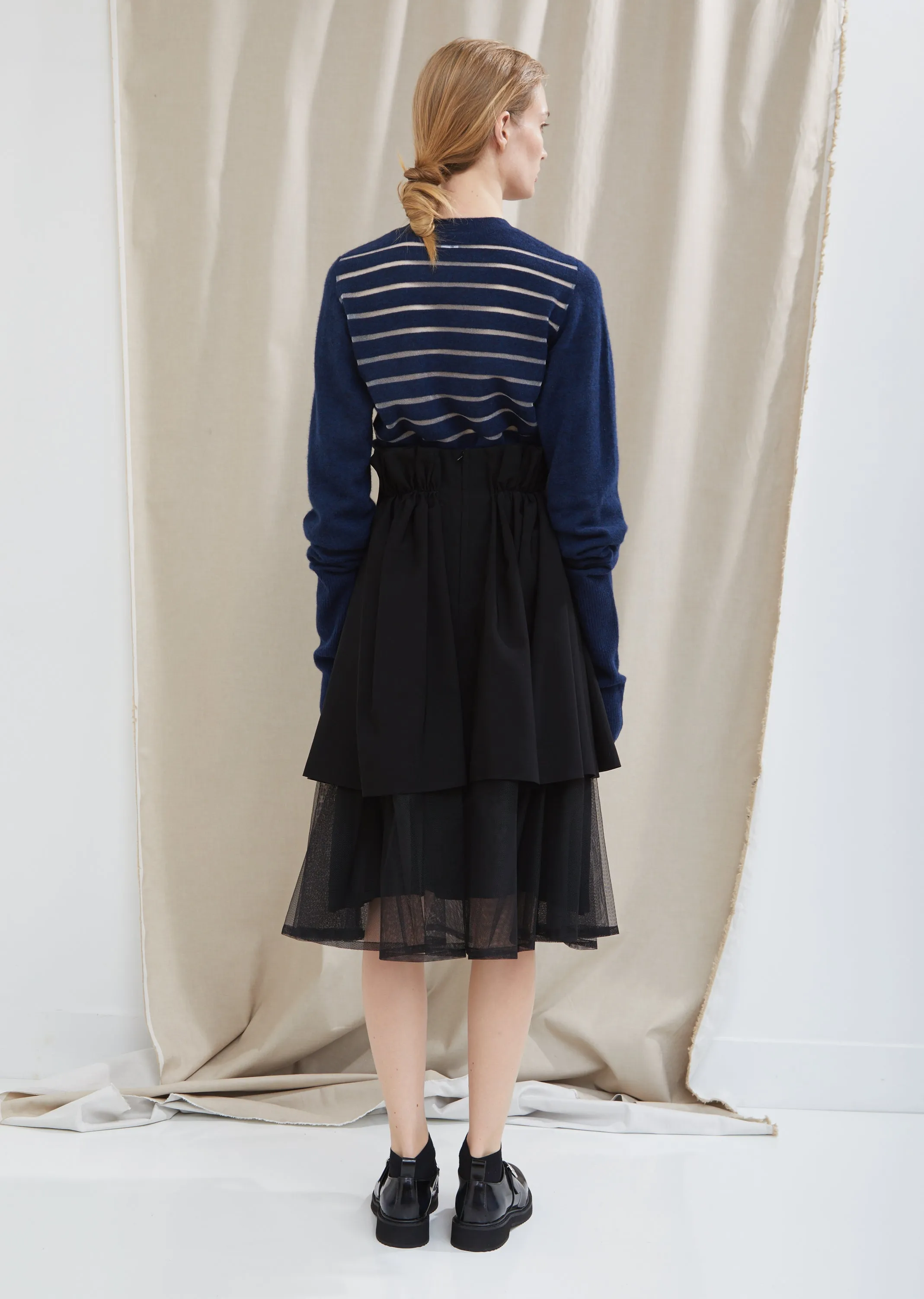 Grosgrain and Tulle Layered Skirt