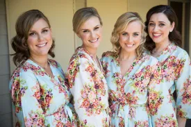 Light Blue Bridesmaids Robes