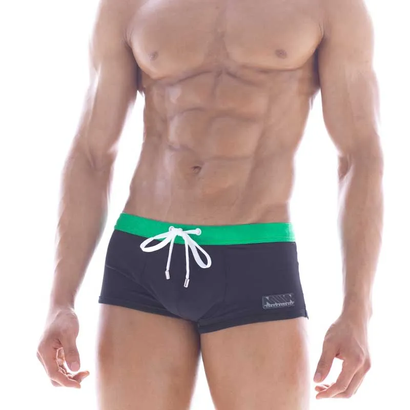 MIIW Emerald Square Cut Trunk Swimwear Green 4929-20 Size M