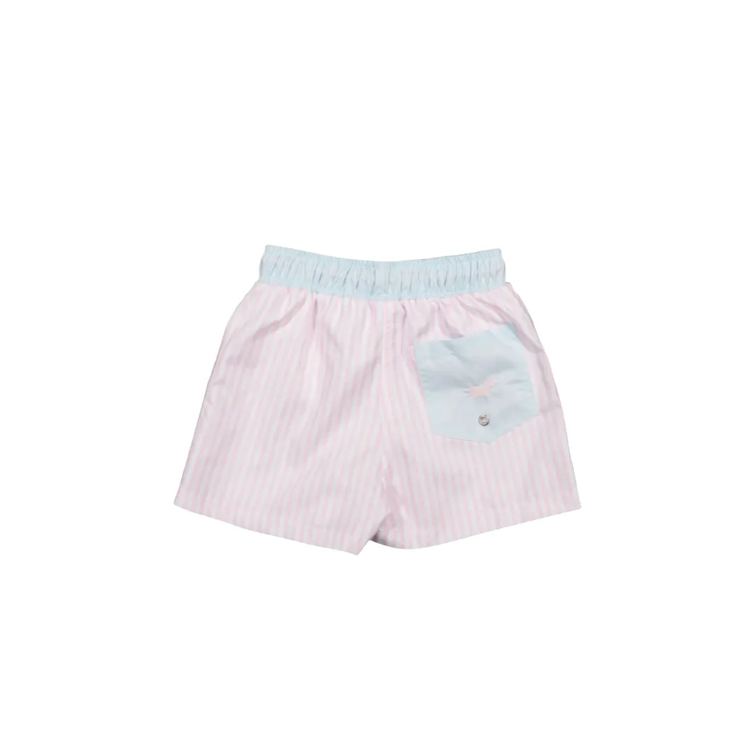 Mio Pink Stripes Trunks