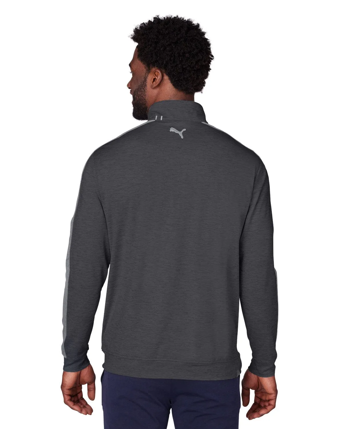 Puma - Men's Cloudspun Shoulder Stripe Quarter-Zip