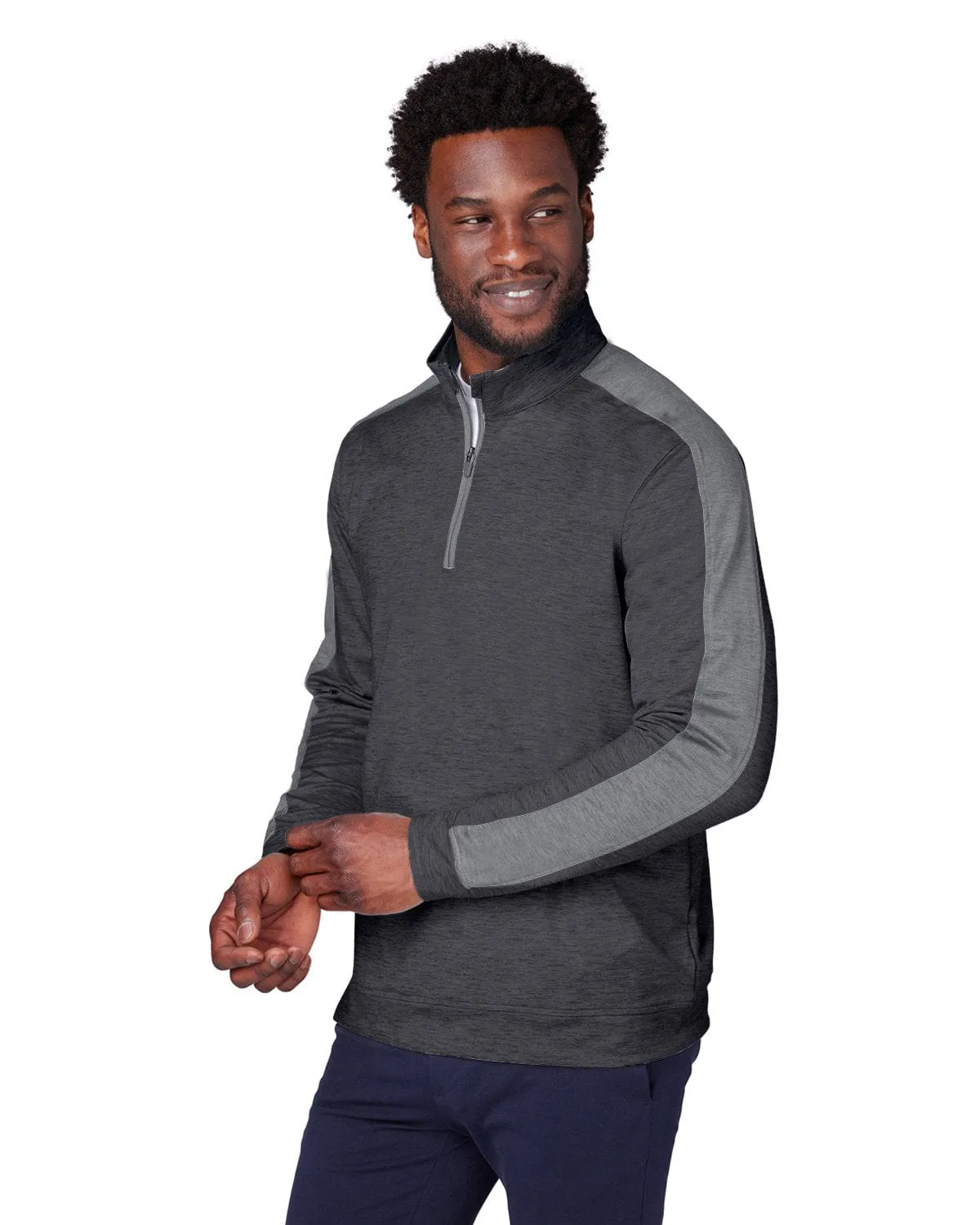 Puma - Men's Cloudspun Shoulder Stripe Quarter-Zip