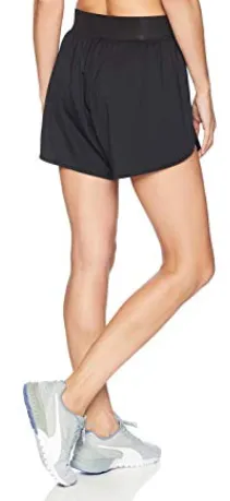 Puma Womens En Pointe Long Shorts, Black, Size Small