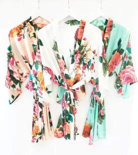 Watercolor Floral Robes