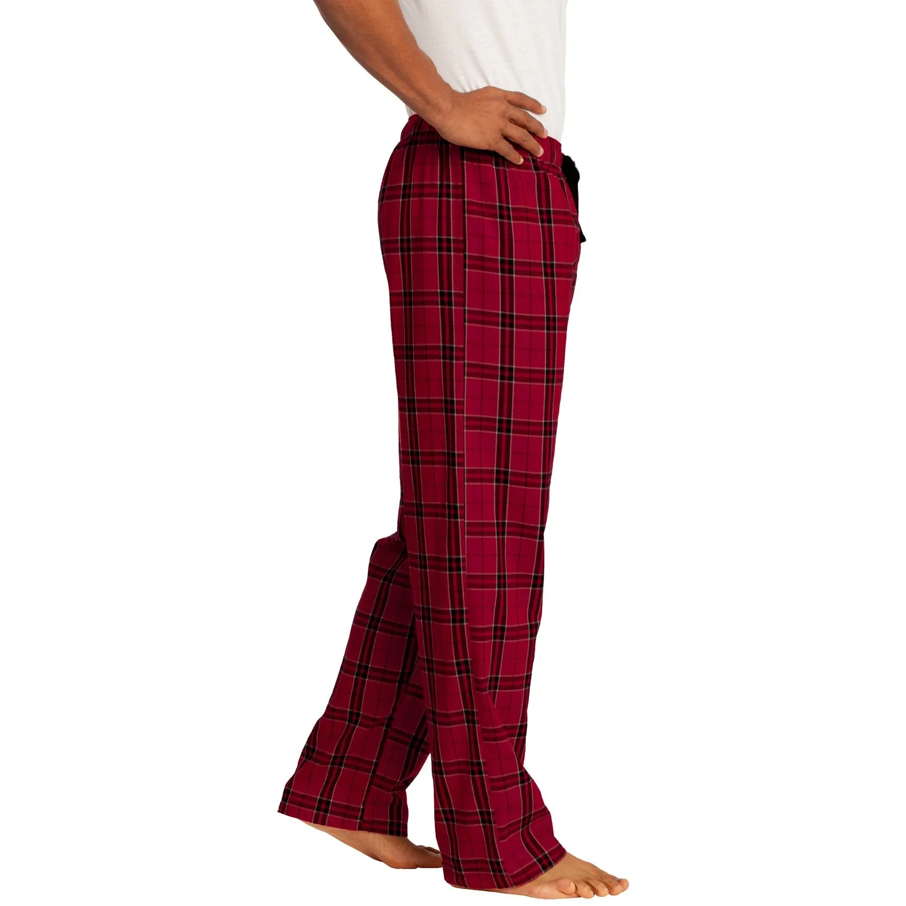 Young Men’s Flannel Plaid Sleepwear Pajamas